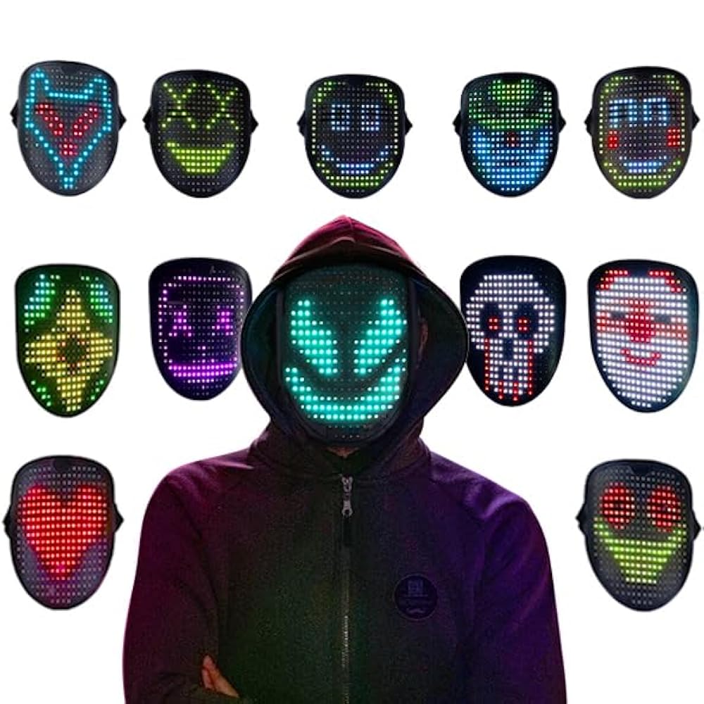 Amazon.com: Mr.Pang Music LED Mask with Gesture Sensing